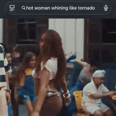 Woman Whining Like Tornado In Front Of Crowd GIF