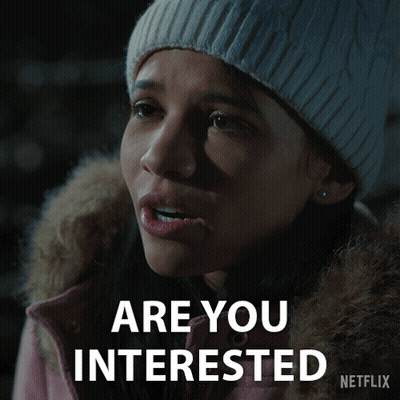 Woman White Beanie Pink Jacket Asks Are You Interested GIF