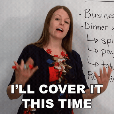 Woman White Board I'll Cover It This Time GIF