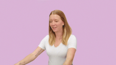 Woman With Angel Wings Saying Angel GIF