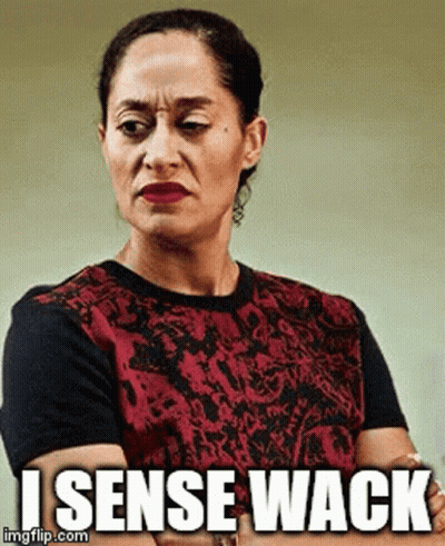 Woman With Arms Crossed Saying I Sense Wack GIF