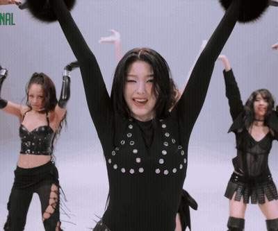 Woman With Arms In The Air Nal GIF