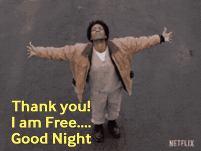 Woman With Arms Outstretched Netflix Ad GIF