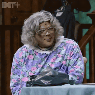 Woman With BET Logo GIF