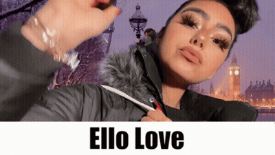 Woman With Big Ben Saying Elle Love GIF