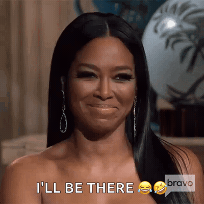 Woman With Black Hair Smiling I'll Be There GIF