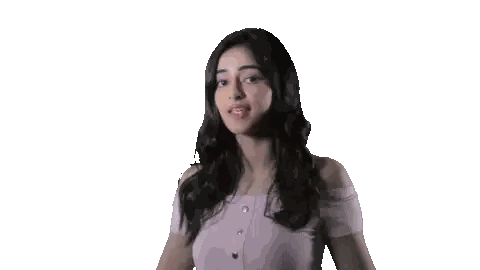 Woman With Black Hair Wearing Pink Shirt Sticker