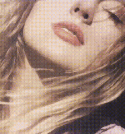 Woman With Blonde Hair Close Up GIF