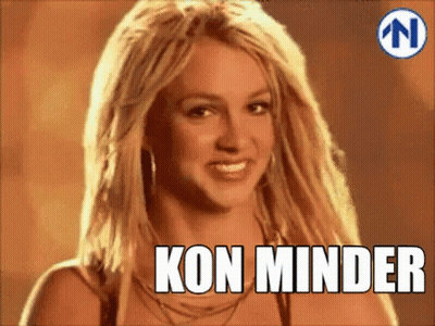 Woman With Blonde Hair Saying Kon Minder GIF