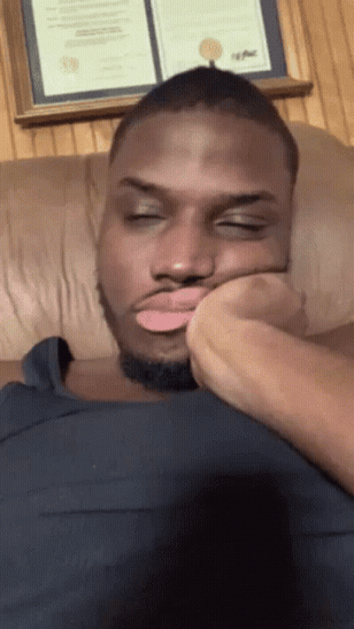 Woman With Blood On Face Sleeping GIF