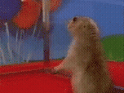 Woman With Blue And White Capsule In Mouth GIF