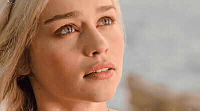 Woman With Blue Eye Close Up GIF