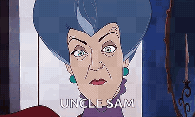 Woman With Blue Hair And Green Eyes Talking GIF