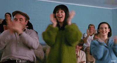 Woman With Blue Hair Whos Leni GIF
