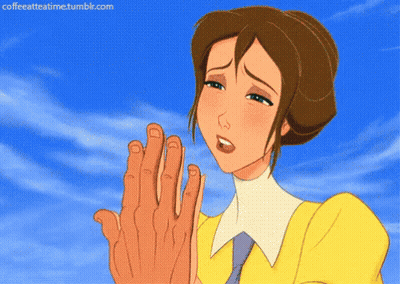 Woman With Blue Sky Coffeeateatime.tumblr.com GIF