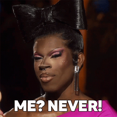 Woman With Bow In Hair Me Never GIF