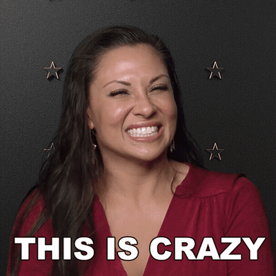 Woman With Braces Smiling This Is Crazy GIF