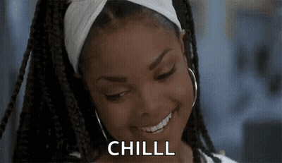 Woman With Braids And Hoop Earrings Smiling Chill GIF