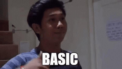 Woman With Braids And Hoop Earrings Smiling Says It's A Bit Basic GIF