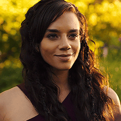 Woman With Braids Close Up GIF
