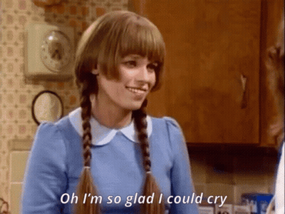 Woman With Braids Saying Glad I Could Cry GIF