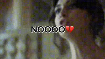 Woman With Broken Heart Nooo GIF