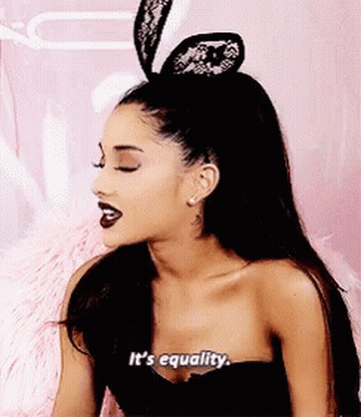 Woman With Bunny Ears Says It's Equality