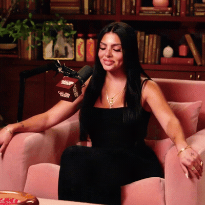 Woman With Call Me Daddy Microphone GIF