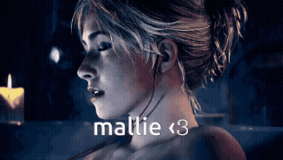 Woman With Candle And Mallie < 3 GIF