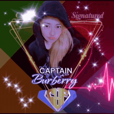 Woman With Captain Burberry GIF