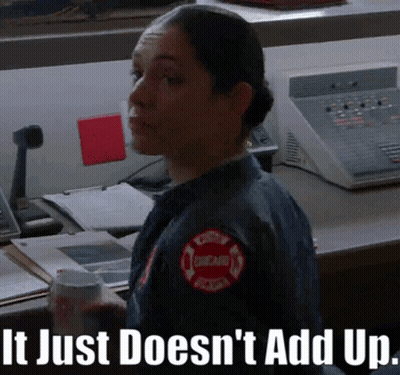 Woman With Chicago Patch Jacket At Desk GIF