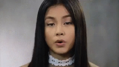 Woman With Choker Necklace GIF
