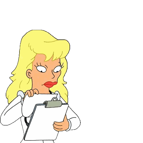 Woman With Clipboard And Stethoscope Sticker