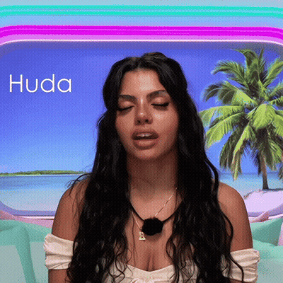 Woman With Closed Eyes Huda GIF