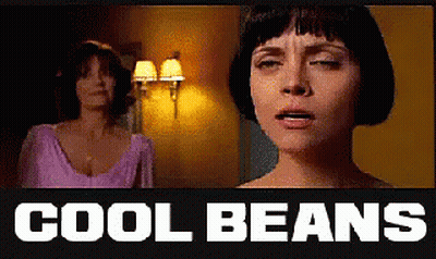 Woman With Cool Beans GIF