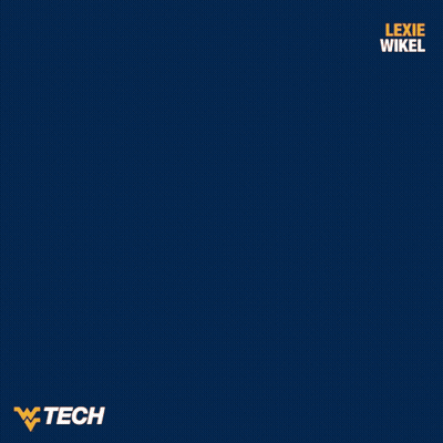 Woman With Crossed Arms On Blue Tech Background GIF