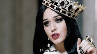 Woman With Crown And Ring Talking GIF
