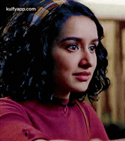 Woman With Curly Hair And Headband GIF