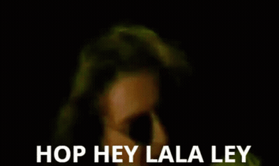 Woman With Curly Hair Says Don't Look At That GIF