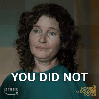 Woman With Curly Hair Says You Did Not GIF