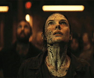 Woman With Dirt On Face GIF