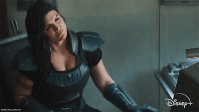 Woman With Disney Logo GIF
