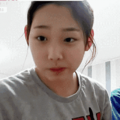 Woman With Dots On Eyelashes GIF