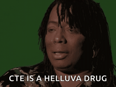 Woman With Dreadlocks And Nose Ring Says CTE Is A Helluva Drug GIF