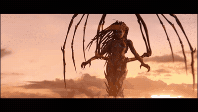 Woman With Dreadlocks And Wings In Sky GIF