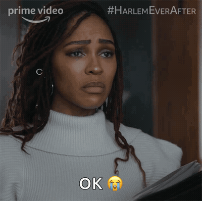 Woman With Dreadlocks In White Sweater Crying Saying Ok GIF