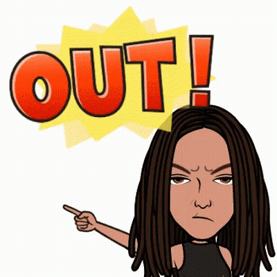 Woman With Dreadlocks Pointing At Out GIF
