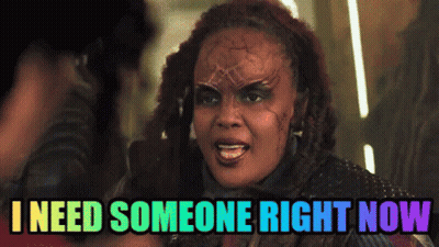 Woman With Dreadlocks Saying I Need Someone Right Now GIF