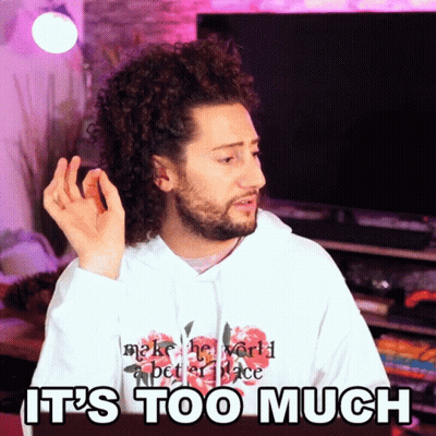 Woman With Dreadlocks Saying This Is Too Much