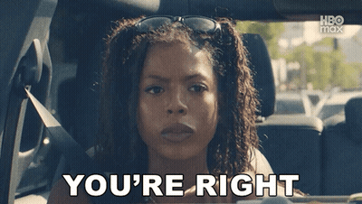 Woman With Dreadlocks Talking On Cell Phone Saying Yeah You're Right GIF
